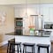 Designers Fountain Torino 100 Watt 1 Light Brushed Nickel Mini-Pendant with Alabaster Glass Shade 15005-MP-35 - alternate 2